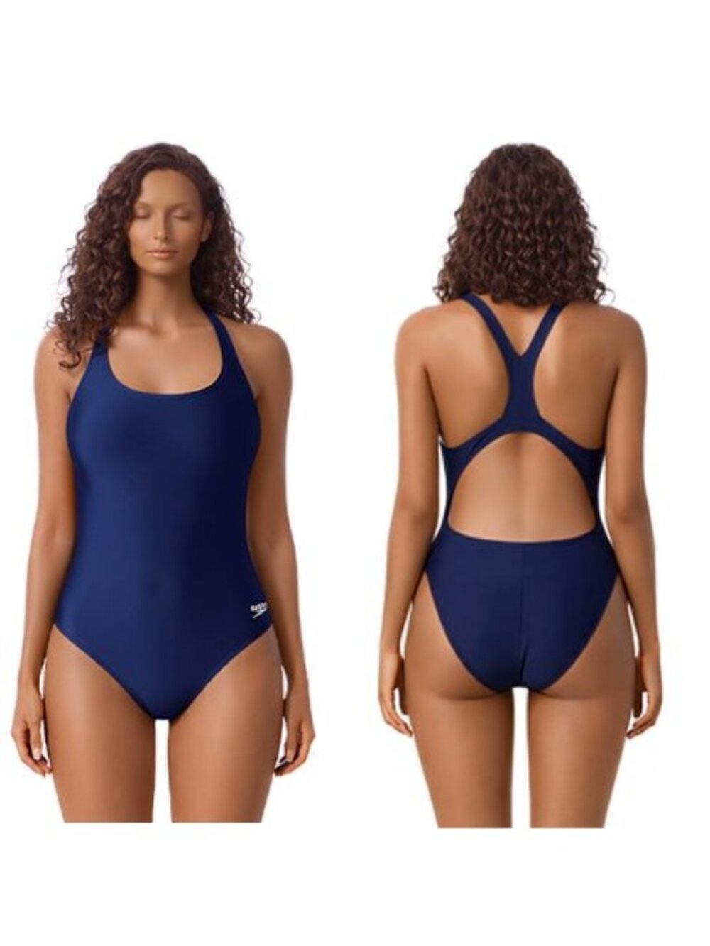 Speedo Navy ProLT Super Proback One Piece Swimsuit Size 8/34 NWT